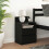 VidaXL vidaXL Nachttisch mit 2 Schubladen Schwarz 40x33x60 cm 3