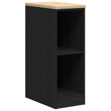 (black, 30 x 51 x 85 cm/ 1 pcs) vidaXL Garage Storage Cabinet Solid Wood Pine cabinet