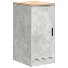 (concrete grey, 40 x 51 x 85 cm/ 1 pcs) vidaXL Garage Storage Cabinet Solid Wood Pine cabinet