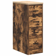 (smoked oak, 30 x 51 x 85 cm/ 1 pcs) vidaXL Garage Storage Cabinet Solid Wood Pine cabinet
