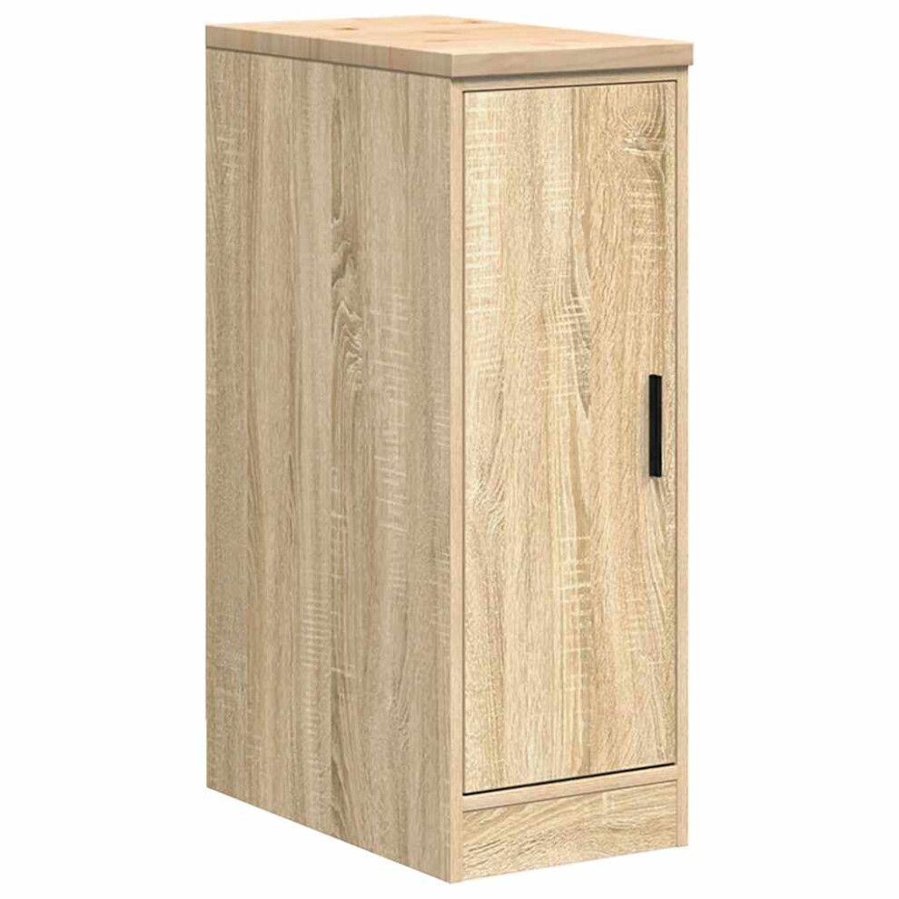 Vidaxl (Sonoma Oak, 30 X 51 X 85 Cm/ 1 Pcs) Garage Storage Cabinet Solid Wood Pine Cabinet
