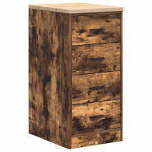 (smoked oak, 40 x 51 x 85 cm/ 1 pcs) vidaXL Garage Storage Cabinet Solid Wood Pine cabinet