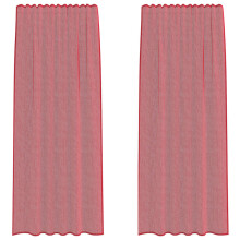 (wine red, 140 x 245 cm) vidaXL Voile Curtains 2 pcs net curtain sheer curtain