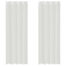 (white, 140 x 300 cm) vidaXL Voile Curtains 2 pcs net curtain sheer curtain