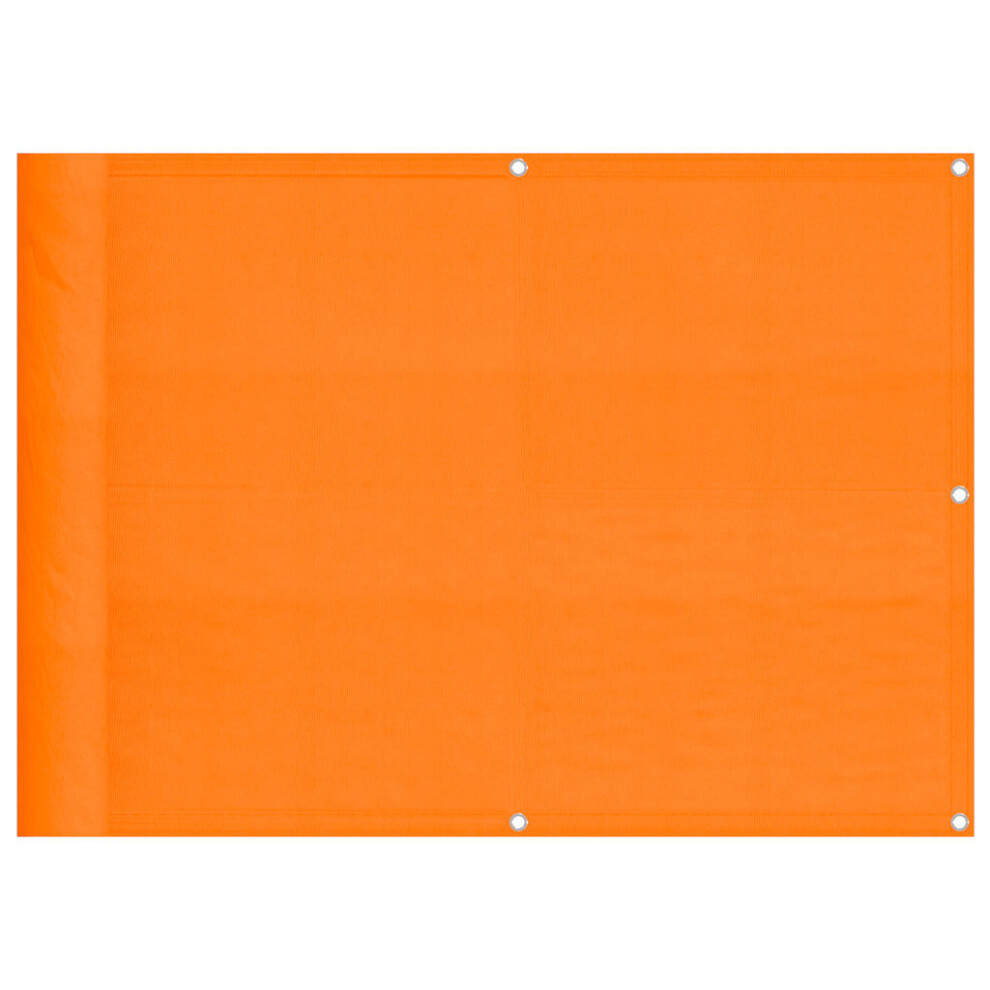 Vidaxl Balcony Screen Orange 75X800 Cm 100% Polyester Oxford Garden Screen