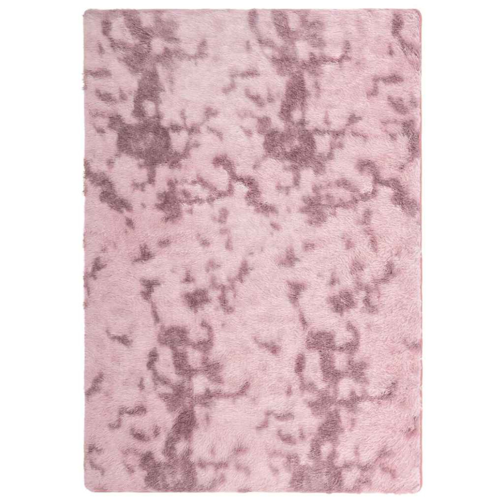 Vidaxl (Dusty Pink, 120 X 170 Cm) Shaggy Rug High Pile Navarra Polyester Area Rug