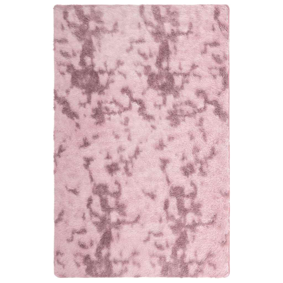 Vidaxl (Dusty Pink, 130 X 200 Cm) Shaggy Rug High Pile Navarra Polyester Area Rug