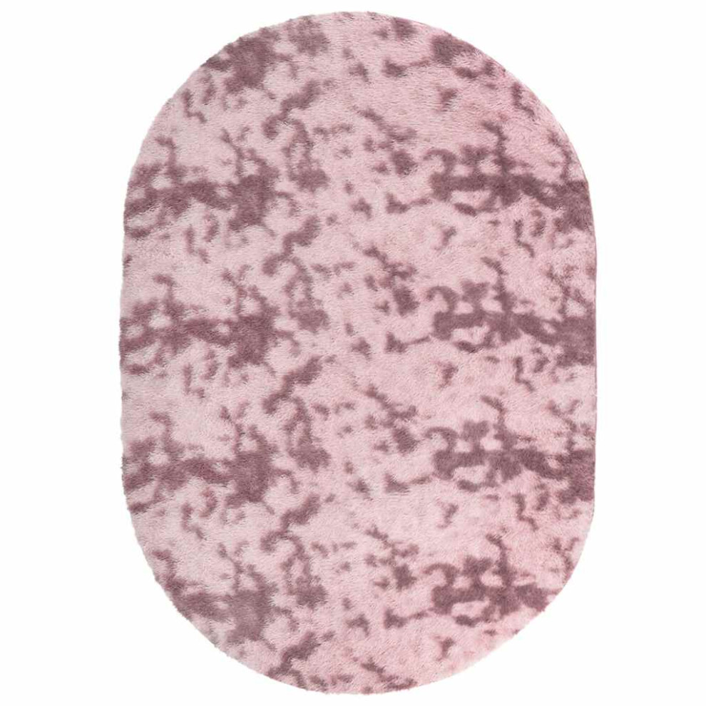 Vidaxl (Dusty Pink, 300 X 200 Cm) Shaggy Rug High Pile Navarra Polyester Area Rug