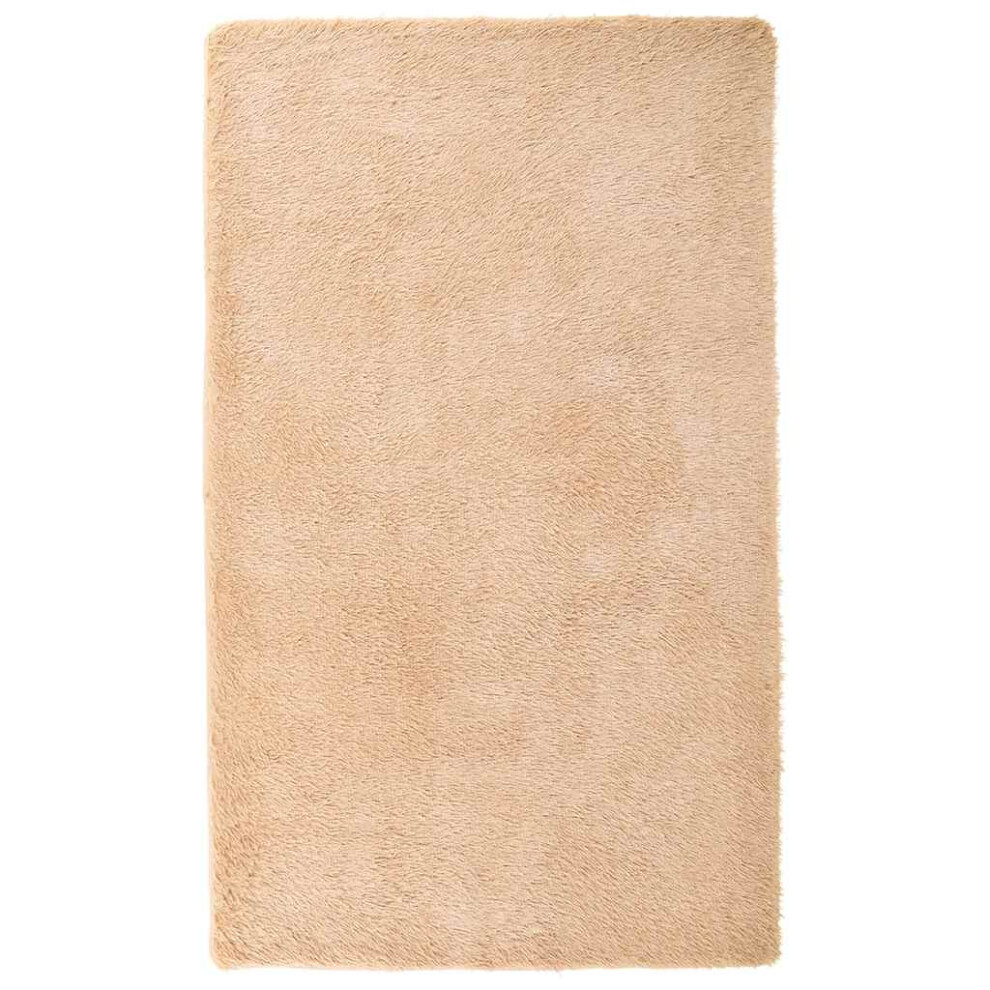 Vidaxl (Beige, 60 X 100 Cm) Shaggy Rug High Pile Navarra Polyester Area Rug