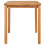 VidaXL vidaXL Solid Teak Wood Garden Dining Table 120cm Kitchen Dinner Desk Stand 3