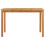 VidaXL vidaXL Solid Teak Wood Garden Dining Table 120cm Kitchen Dinner Desk Stand 2