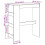 VidaXL vidaXL Bartisch mit Regal Schwarz Eichen-Optik 90x40x103,5 cm 4