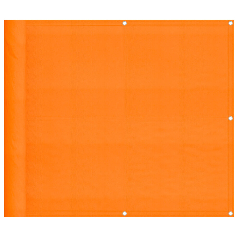 Vidaxl Balcony Screen Orange 90X700 Cm 100% Polyester Oxford Garden Screen