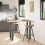 VidaXL vidaXL Bartischbeine U-Form 2 Stk. Anthrazit 40x(100-101) cm Stahl 2