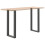 VidaXL vidaXL Bartischbeine U-Form 2 Stk. Anthrazit 40x(100-101) cm Stahl 8