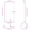 VidaXL vidaXL Bartischbeine U-Form 2 Stk. Anthrazit 40x(100-101) cm Stahl 10