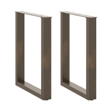 (natural, 70 x (72-73) cm) vidaXL Coffee Table Legs Desk Legs Furniture Legs Bar Stand DIY U-Shaped Steel