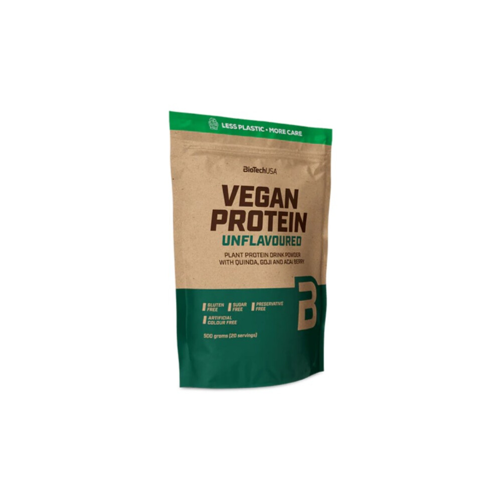 Biotechusa , Vegan Protein, Unflavoured - 500G