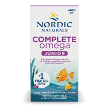 Nordic Naturals, Complete Omega Junior, 283mg Lemon - 180 mini softgels