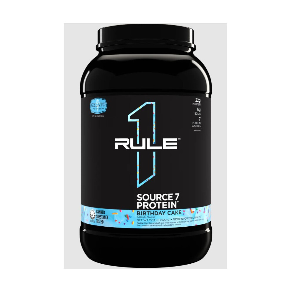 Nuura. One Body, One Planet, One Way. Rule One, Source7 Protein, Birthday Cake Gelato - 920G