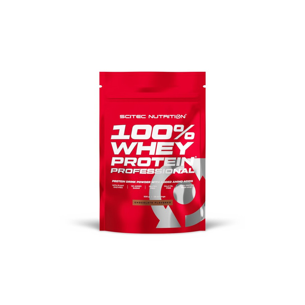 Scitec , 100% Whey Protein Professional, Chocolate - 500G