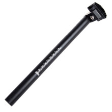 Sedlovka 30,4"" 350 mm CYSKY vhodn    pre v   c   inu bicyklov, horsk   ch, cestn   ch, MTB, MTN, BMX (hlin   kov    zliatina, nastaviteln   , cierna)