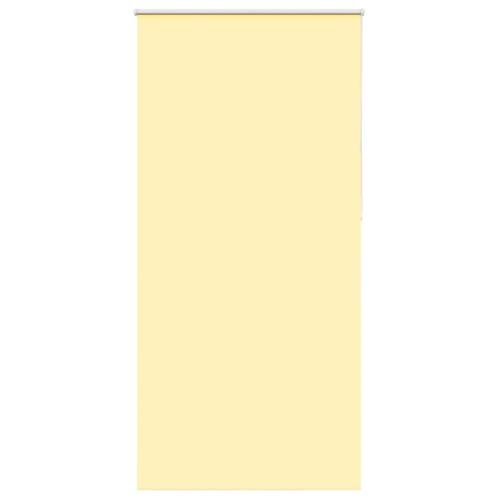 Vidaxl Yellow (, 95 X 230 Cm) Roller Blind Blackout Fabric Polyester
