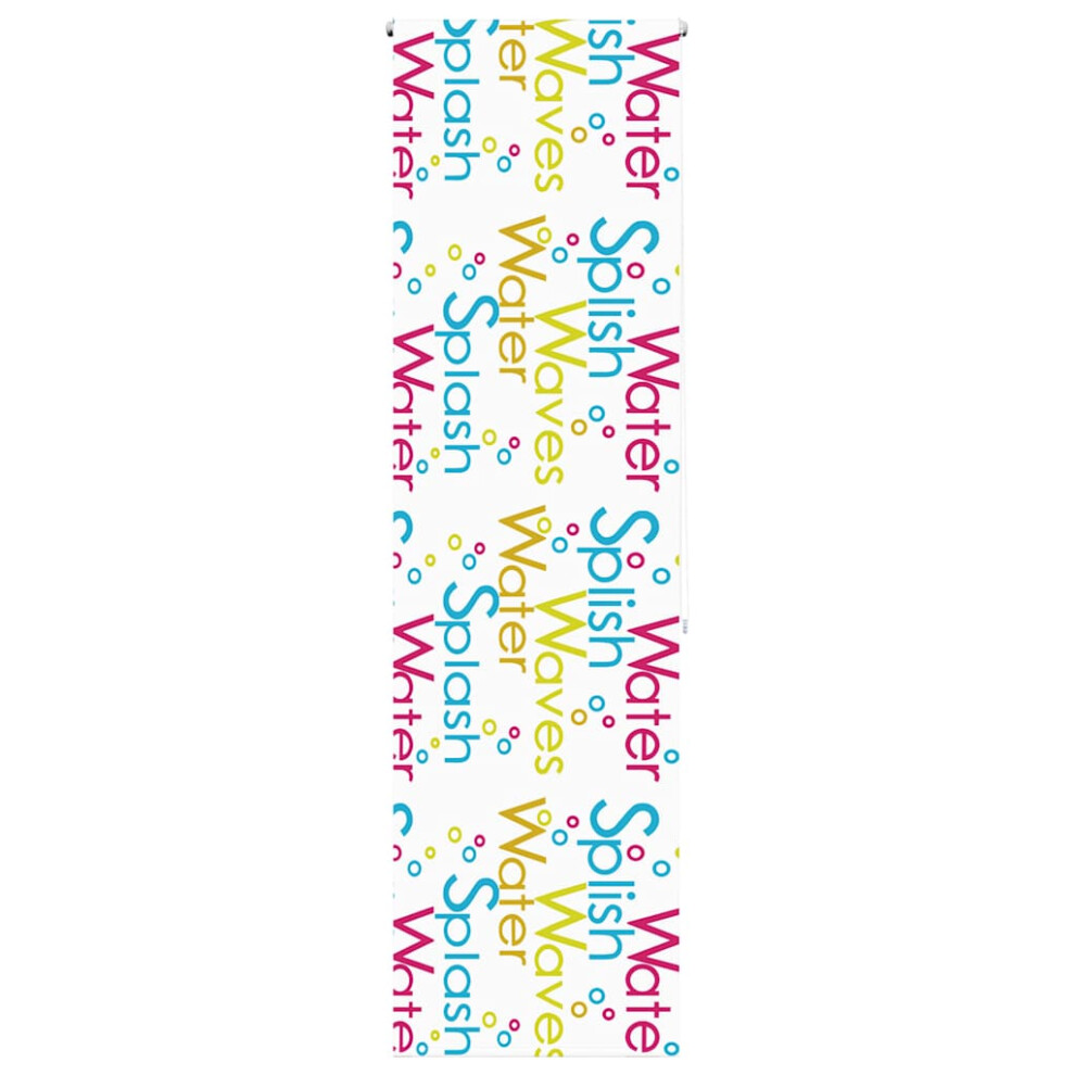 Vidaxl (Splash, 80 X 240 Cm) Shower Roller Blind Fabric Shower Blind