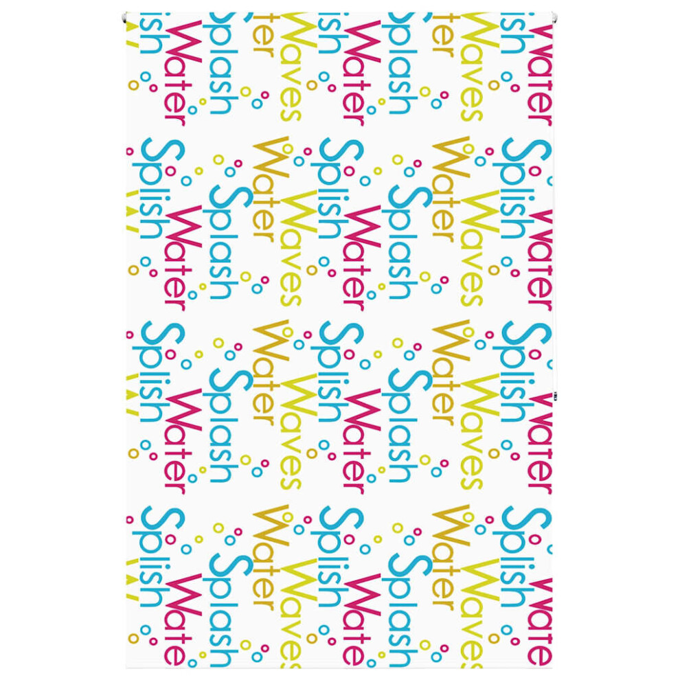 Vidaxl (Splash, 150 X 240 Cm) Shower Roller Blind Fabric Shower Blind