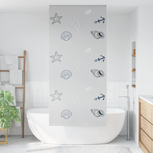 VidaXL vidaXL Duschrollo 100x240 cm Stoffbreite 96 cm 1