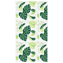 (green leaves, 140 x 240 cm) vidaXL Shower Roller Blind Fabric shower blind