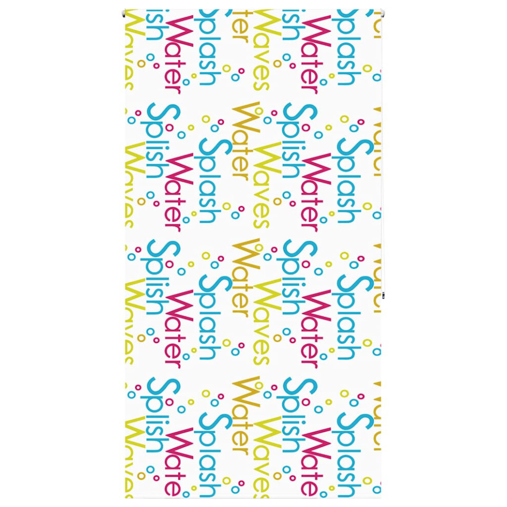(Splash, 130 X 240 Cm) Vidaxl Shower Roller Blind Fabric Shower Blind 8721158352170