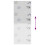 VidaXL vidaXL Duschrollo 100x240 cm Stoffbreite 96 cm 5