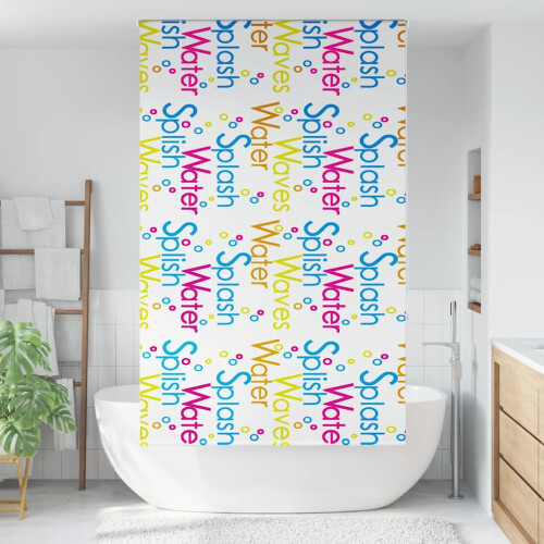 VidaXL vidaXL Duschrollo 130x240 cm Stoffbreite 126 cm 1