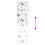 VidaXL (shell fish, 80 x 240 cm) vidaXL Shower Roller Blind Fabric shower blind 5