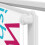 VidaXL vidaXL Duschrollo 130x240 cm Stoffbreite 126 cm 9