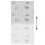 VidaXL vidaXL Duschrollo 120x240 cm Stoffbreite 116 cm 5