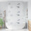 VidaXL vidaXL Duschrollo 120x240 cm Stoffbreite 116 cm 2