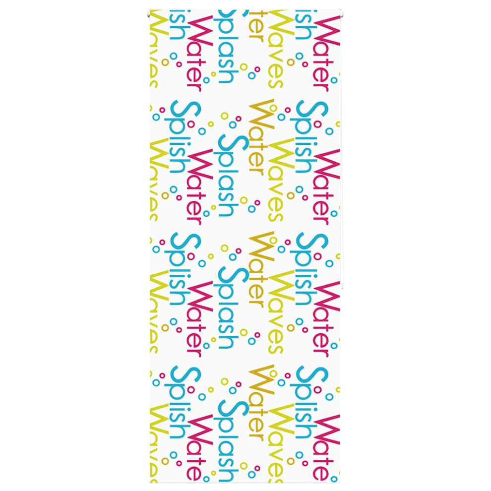 Vidaxl (Splash, 110 X 240 Cm) Shower Roller Blind Fabric Shower Blind