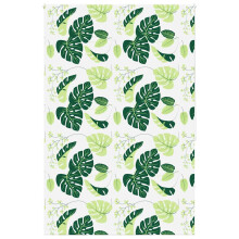 (green leaves, 160 x 240 cm) vidaXL Shower Roller Blind Fabric shower blind
