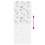 VidaXL vidaXL Duschrollo 100x240 cm Stoffbreite 96 cm 5