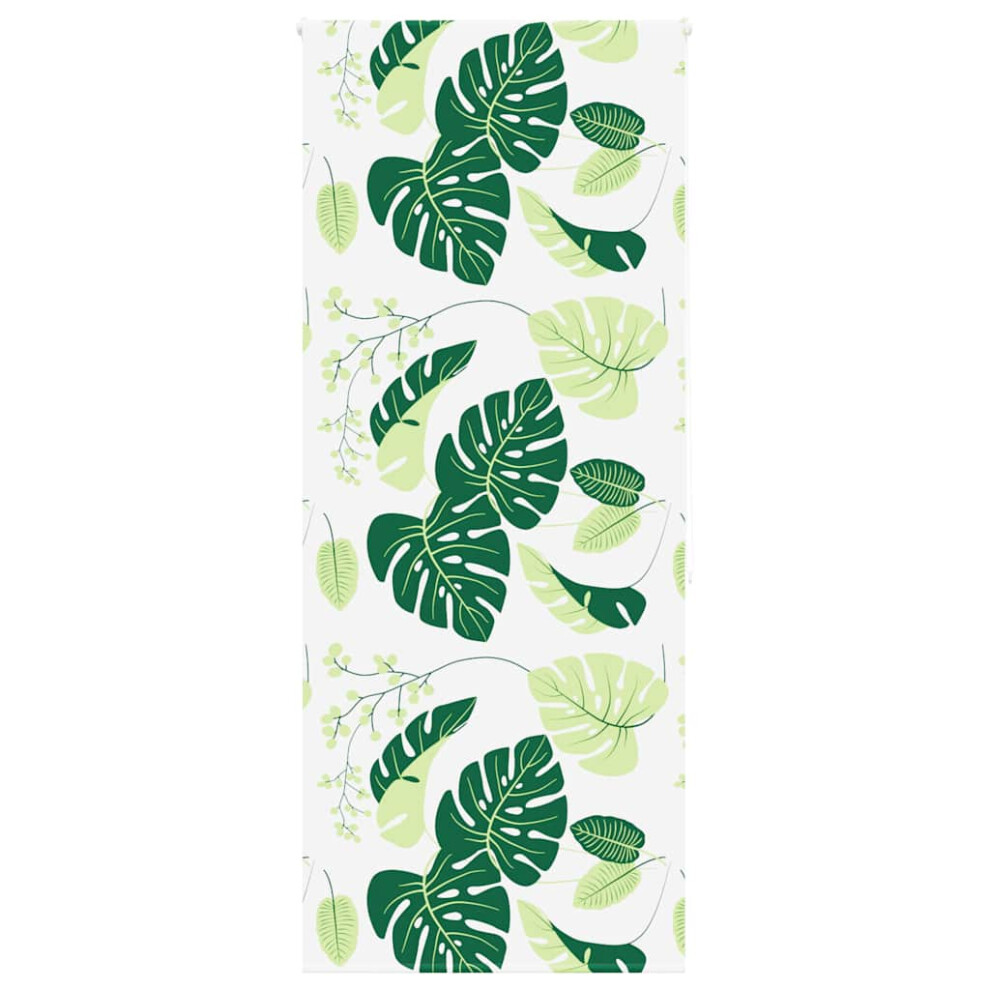 (Green Leaves, 100 X 240 Cm) Vidaxl Shower Roller Blind Fabric Shower Blind 8721158351487