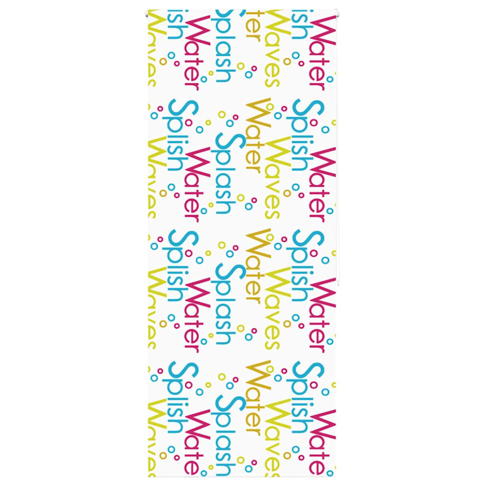 Vidaxl (Splash, 90 X 240 Cm) Shower Roller Blind Fabric Shower Blind