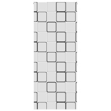 (square, 110 x 240 cm) vidaXL Shower Roller Blind Fabric shower blind
