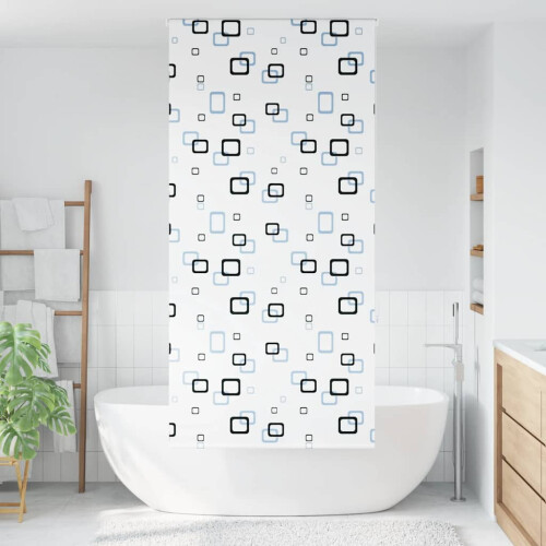 VidaXL (bubble, 100 x 240 cm) vidaXL Shower Roller Blind Fabric shower blind 1