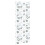 VidaXL (bubble, 100 x 240 cm) vidaXL Shower Roller Blind Fabric shower blind 3