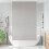 VidaXL (light grey, 120 x 240 cm) vidaXL Shower Roller Blind Fabric shower blind 2