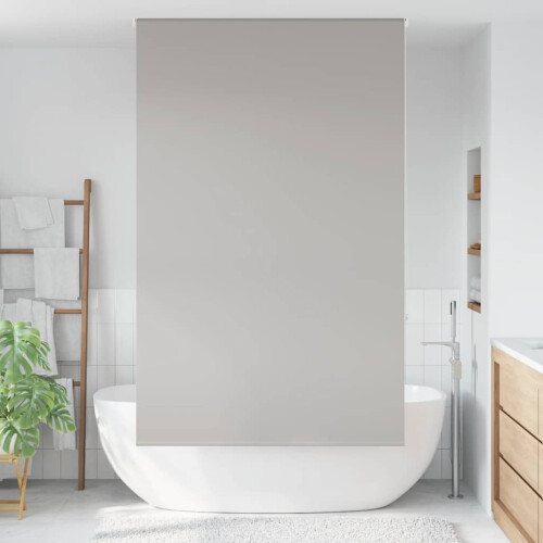 VidaXL (light grey, 120 x 240 cm) vidaXL Shower Roller Blind Fabric shower blind 1