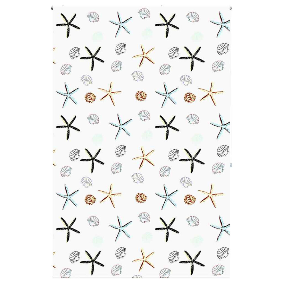 Vidaxl (Shell Fish, 160 X 240 Cm) Shower Roller Blind Fabric Shower Blind