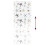 VidaXL (shell fish, 90 x 240 cm) vidaXL Shower Roller Blind Fabric shower blind 5